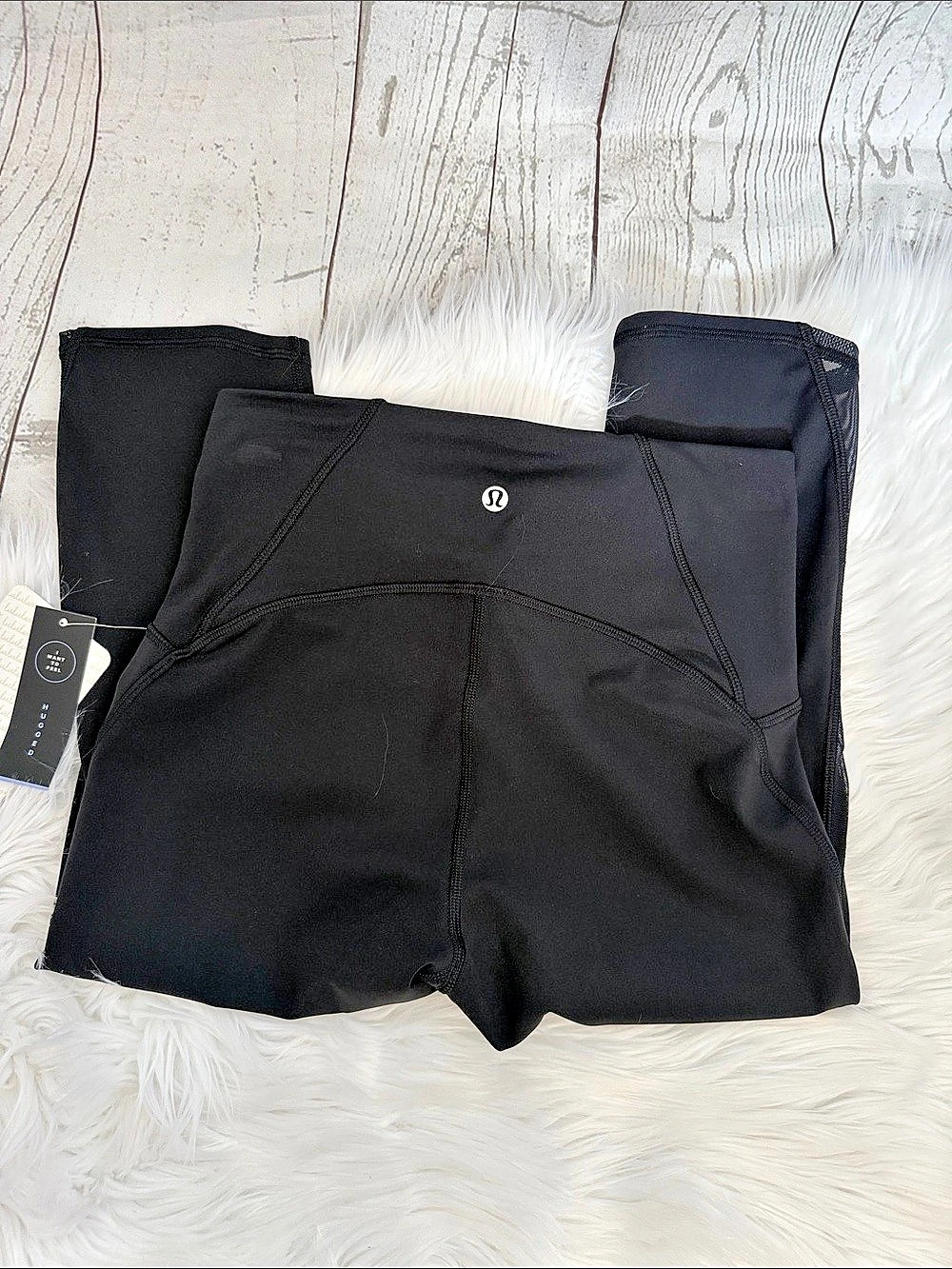 lululemon Train Times Crop Capri Black Size 6 NWT